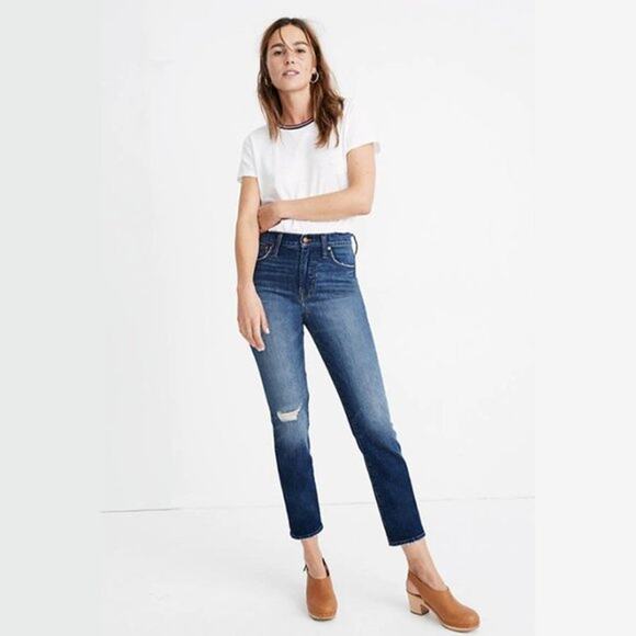 Madewell The Perfect Vintage Crop Jean in Bellbrook Wash Size 27 - Picture 9 of 9
